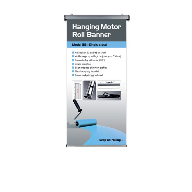 Hanging Motor Roll Banner