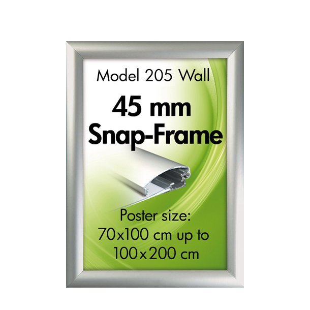 Alu Snap-Frame Vg, 45 mm, slveloxeret