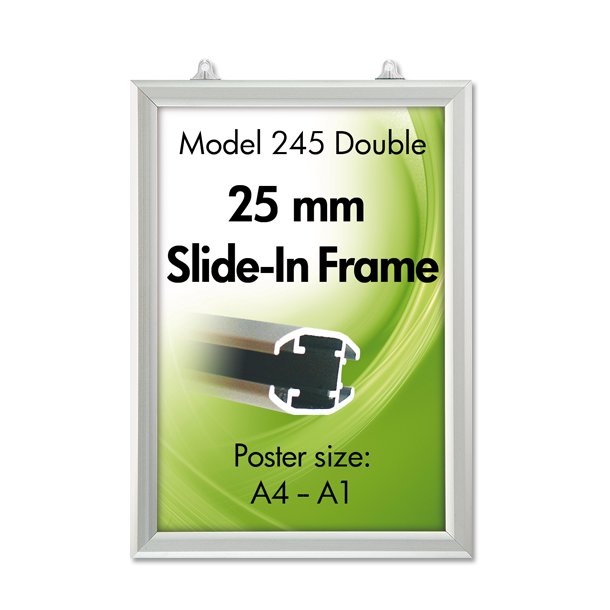 Slide-In Frame 25 mm, Vertical