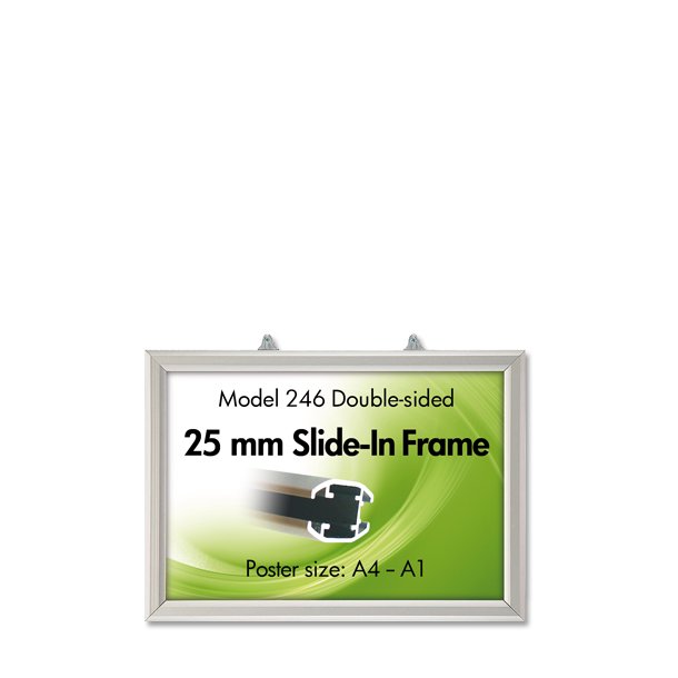 Slide-In Frame 25 mm, Horizontal