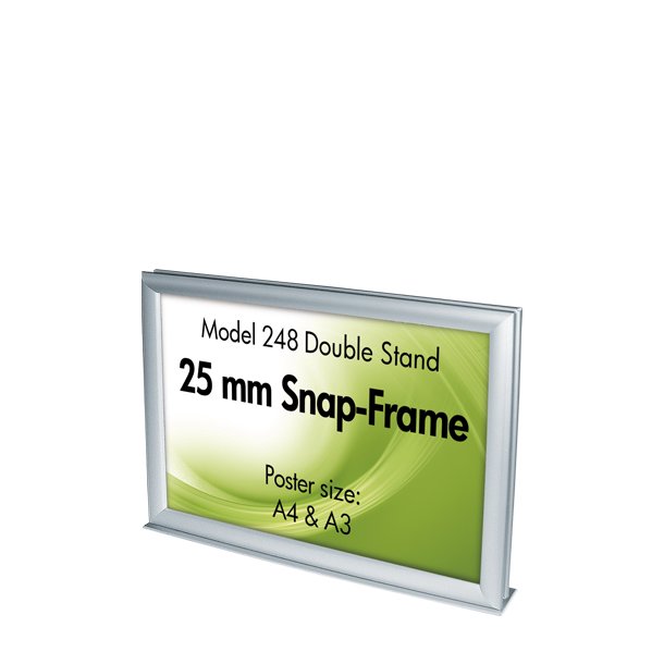 Double Stand Security Snap-Frame