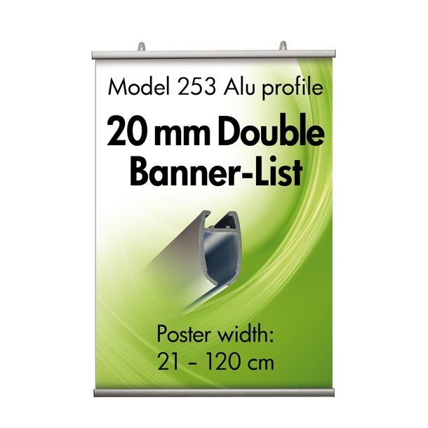 Poster-Hanger Profile, dobbeltsidet