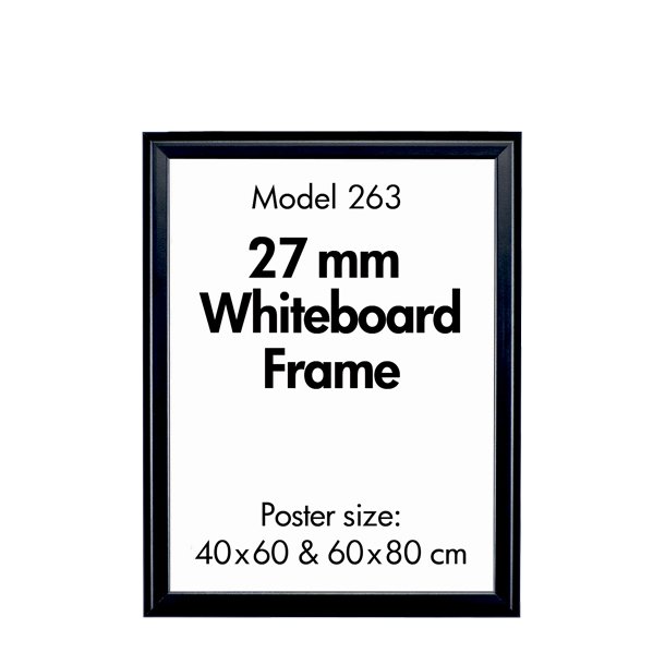Whiteboard Frame Black